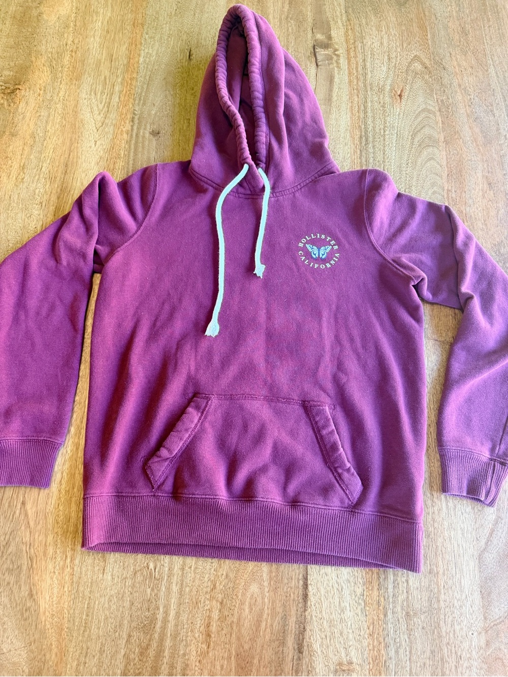 Hollister Garnet Hooded Pullover Sweatshirt